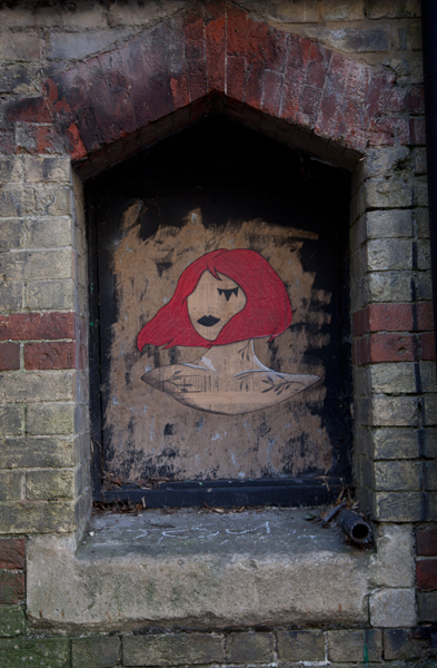 C3 paste up in Croydon as part of the Rise Festival