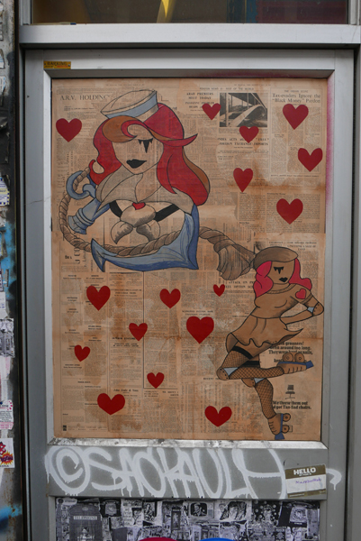 Large scale C3 paste up in Brick Lane