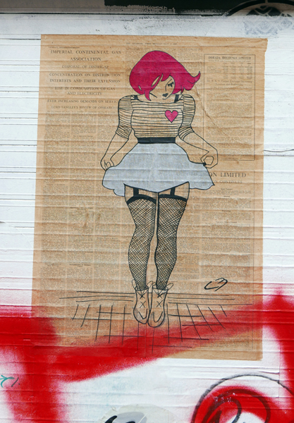 C3 paste up in Shoreditch