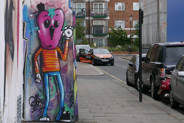 Glor street art near Ladbroke Grove