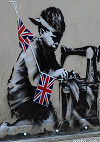 Banksy Poundland bunting