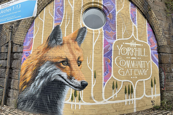 Fox street art