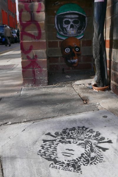 Voxx Romana sidewalk stencil