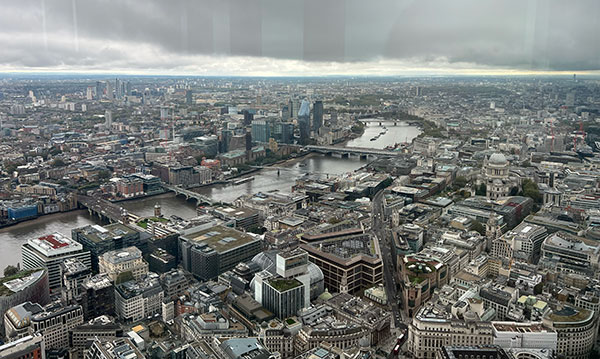 The view looking West from Horizon 22