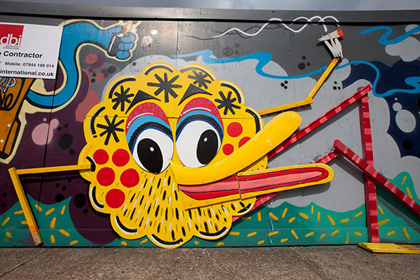 Paul Insect street art in Hackney Wick