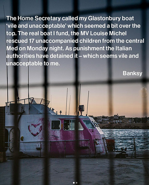 Banksy statement