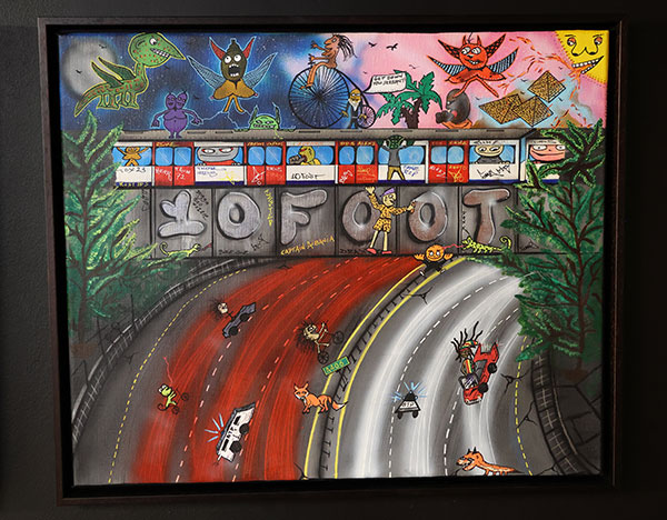 Fume paintings
