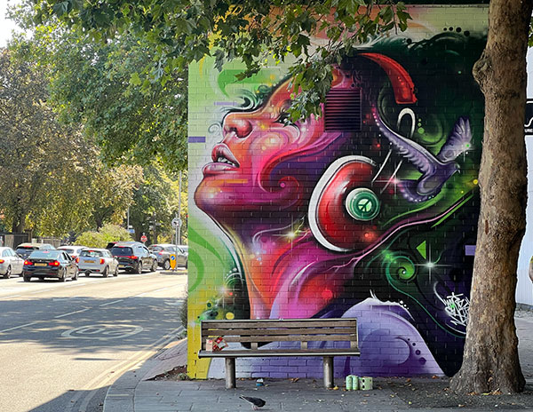 Mr Cenz at the Kingston Street Art Festival