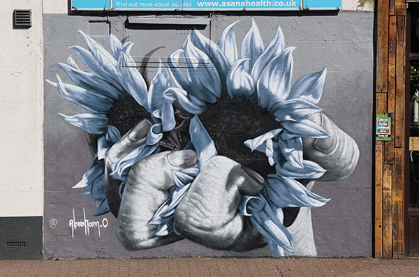 Abraham O street art, Kingston Street Art Festival