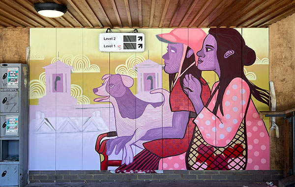 Jeru as part of Kingston's Street Art Festival 2025