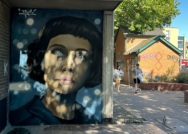 JXC as part of Kingston Street Art Festival 2025